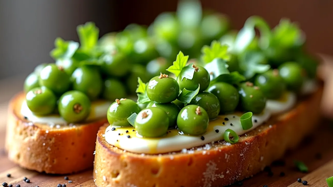 fave fresche alici sott'olio bruschetta croccante"